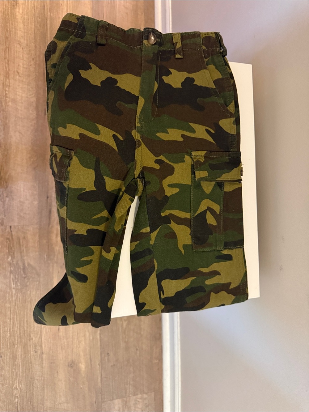 Fashion Nova Kids Camo Cargo Pants - Green & Brown